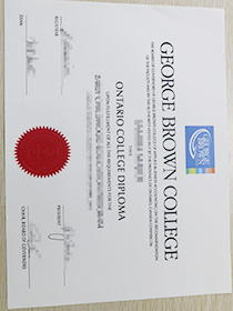 Making a Fake Diploma of George Brown College is so
