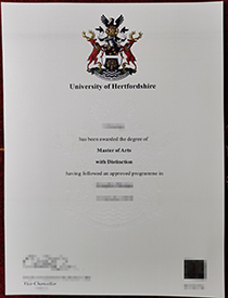 Get a fake diploma of University of Hertfordshire!