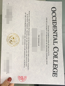 When you need a fake diploma of Occidental College.