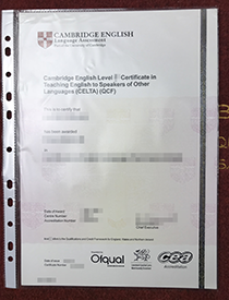 How to Buy Highest Quality Fake CELTA QCF Certifica