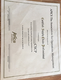 The Fast Way to Purchase Fake APICS CSCP Certificat