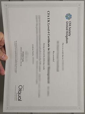 So many people order a fake CFA Society UK certific