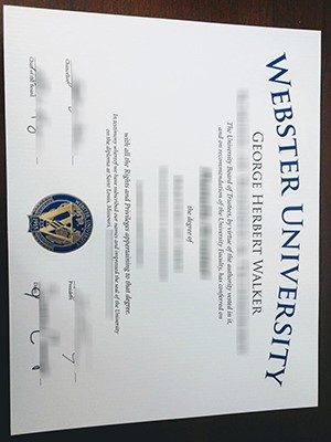 How to create a 100% copy Webster University diplom