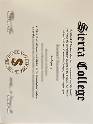 The best methods to order a fake Sierra College dip