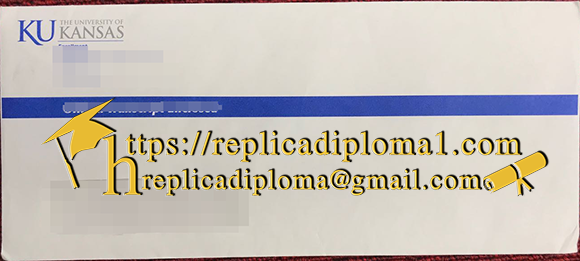 KU envelope Uniiversity of Kansas official envelope