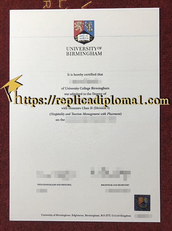 University of Birmingham Degree