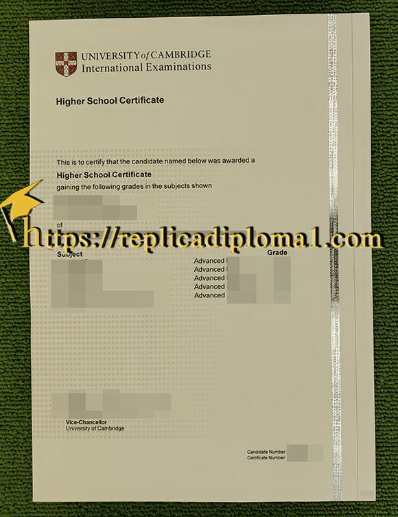 Cambridge High School Certificate
