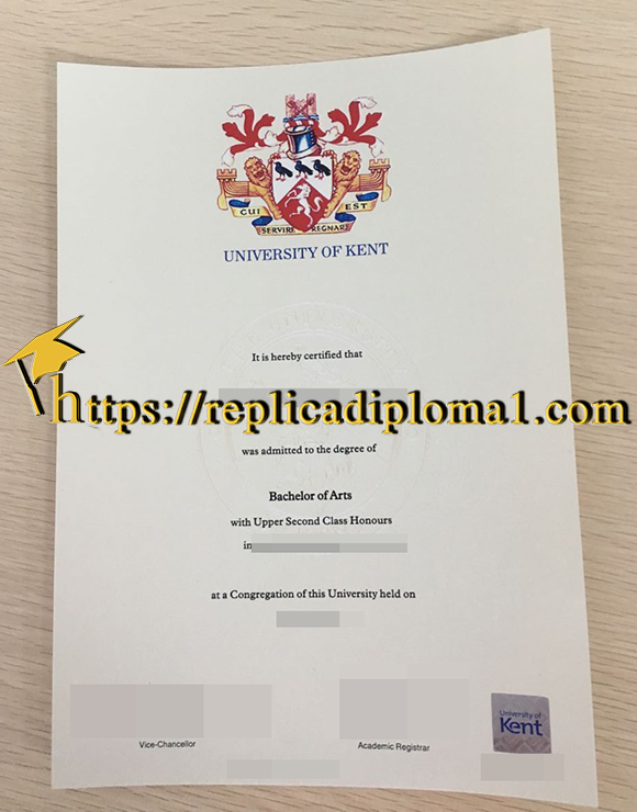 University of Kent Degree, UKC diploma
